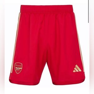 Adidas 2023-2024 Arsenal Authentic Alternate Red Men's Shorts Size Medium